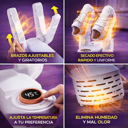 DryFresh™ Secador de Zapatos – Adiós humedad y mal olor