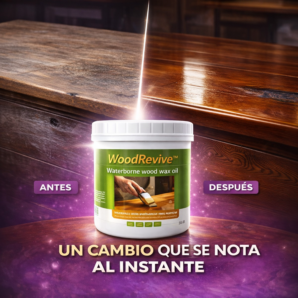 WoodRevive™ – Elimina rayas y devuelve el brillo a tu madera