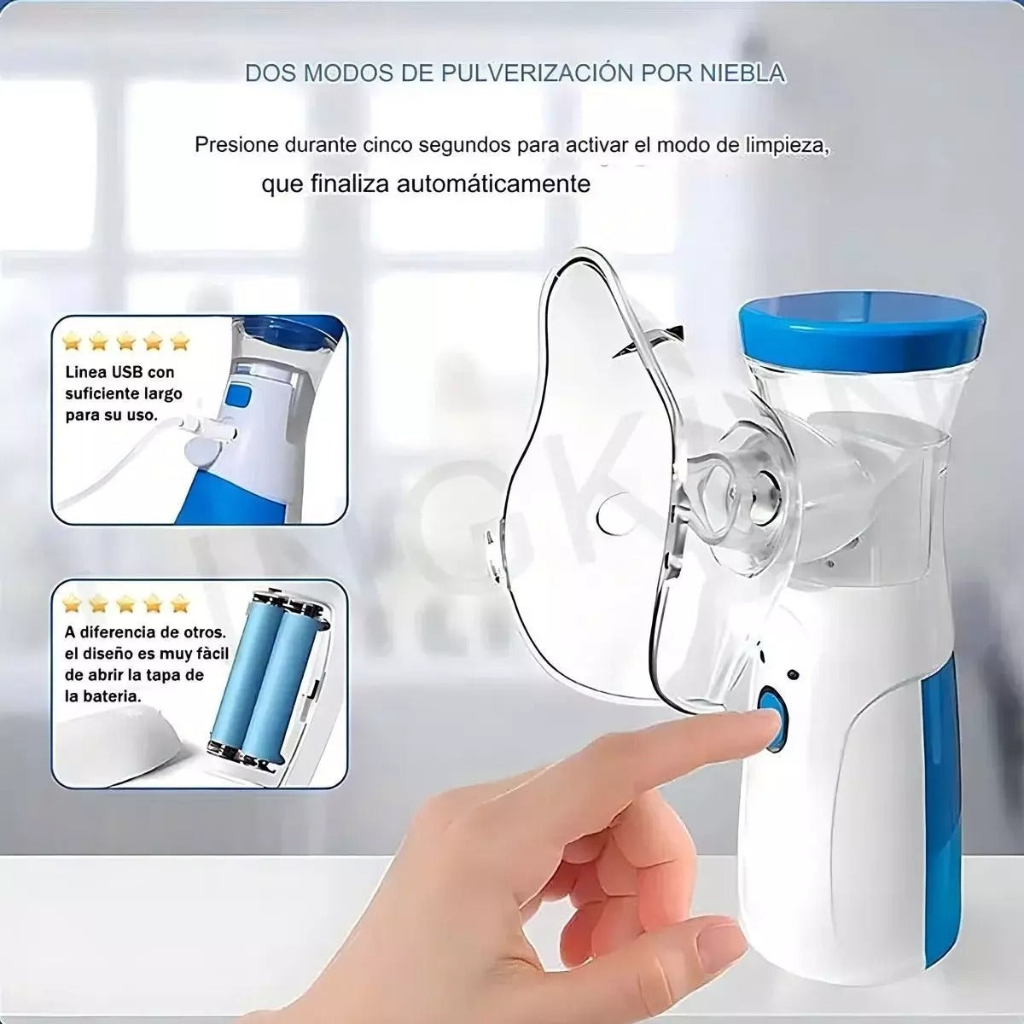 Nebulizador mesh™ Portatil + Envio gratis! 🚚✅