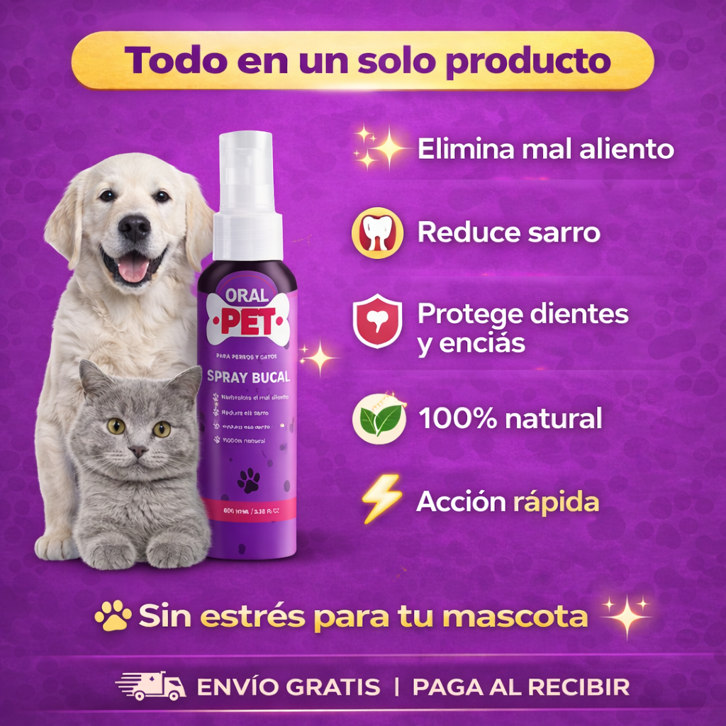 OralPet™ | Adiós mal aliento en tu mascota
