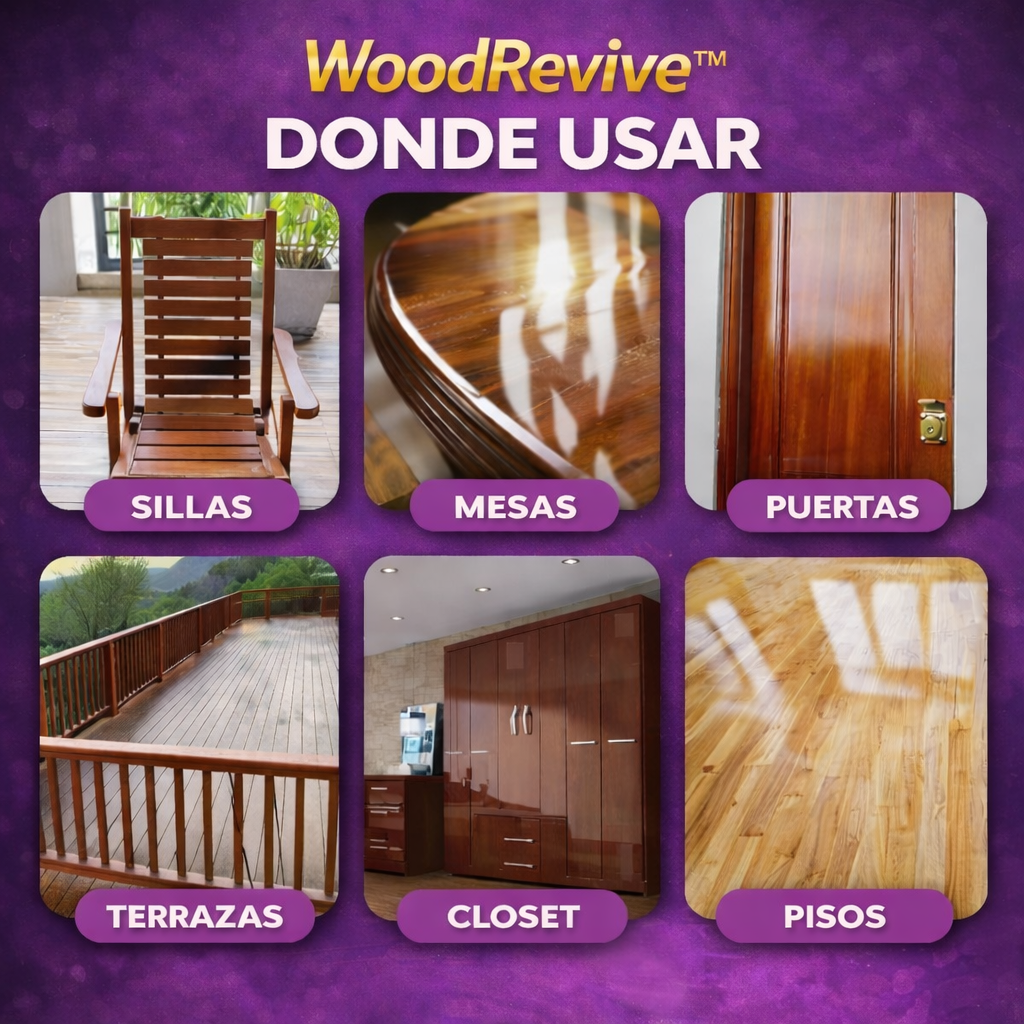 WoodRevive™ – Elimina rayas y devuelve el brillo a tu madera