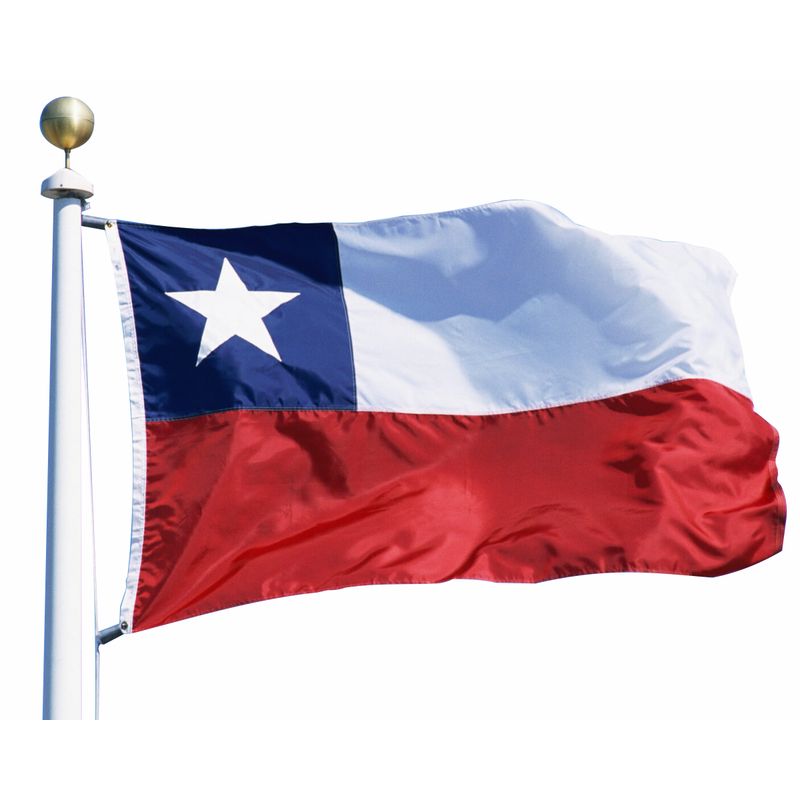Bandera Chilena 90x150 Cm Fechas Patrias ✅