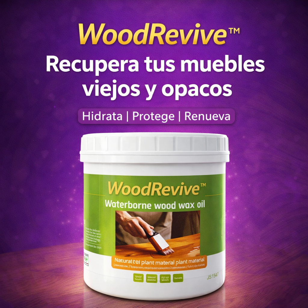 WoodRevive™ – Elimina rayas y devuelve el brillo a tu madera