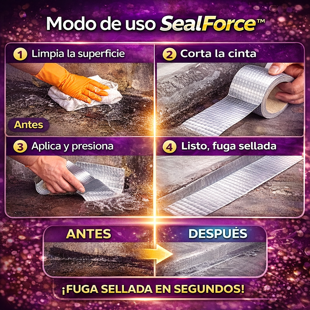 SealForce™ 2x1 – Sella fugas al instante