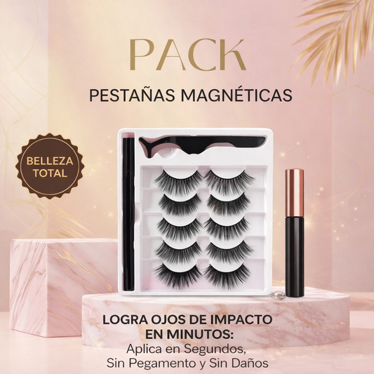 Pestañas HerBeauty® magneticas + Envio gratis 🚚✅