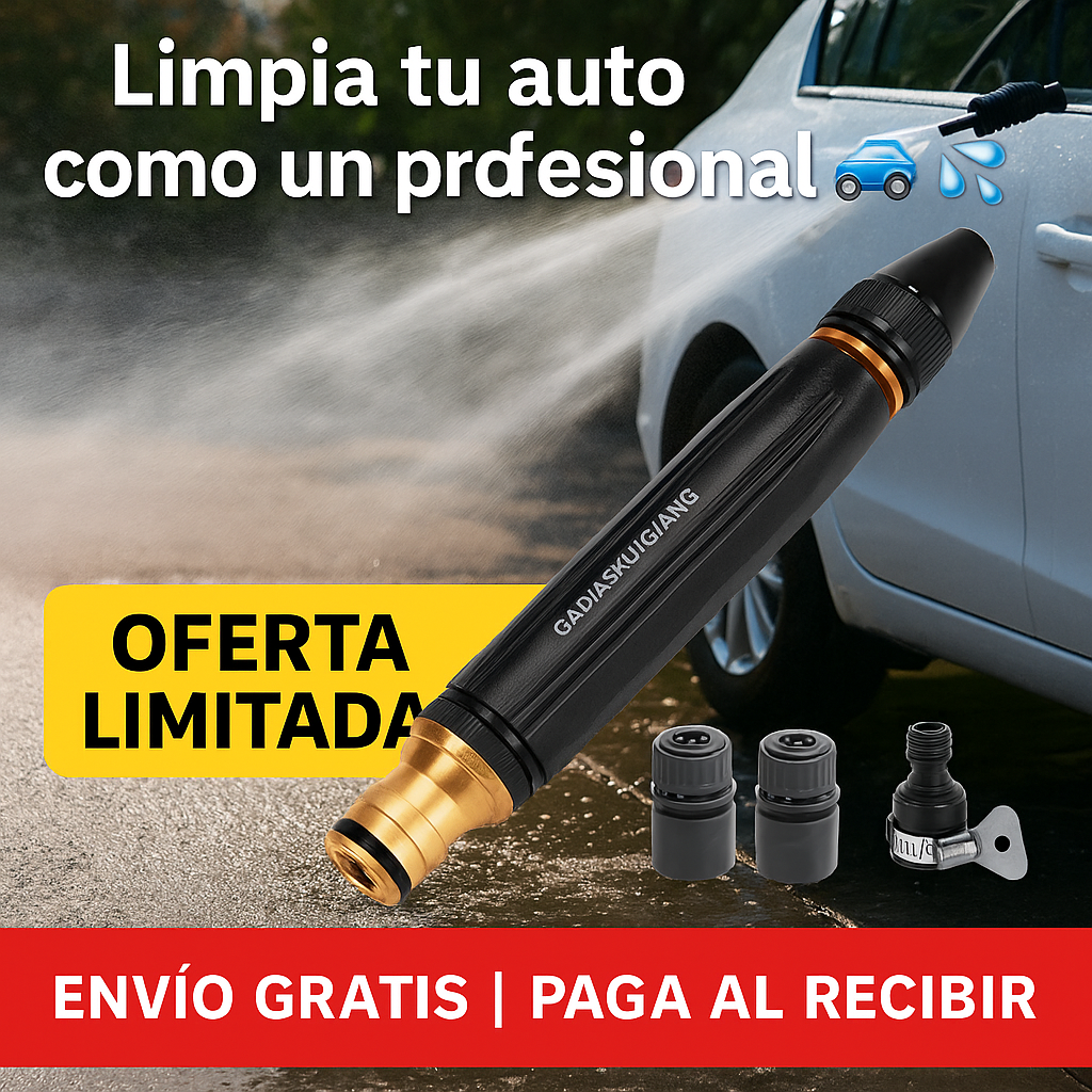 Boquilla de Alta Presión Hidrolavadora 🚗💦 + Envío Gratis 🇨🇱