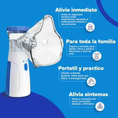 Nebulizador mesh™ Portatil + Envio gratis! 🚚✅