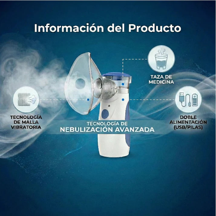 Nebulizador mesh™ Portatil + Envio gratis! 🚚✅