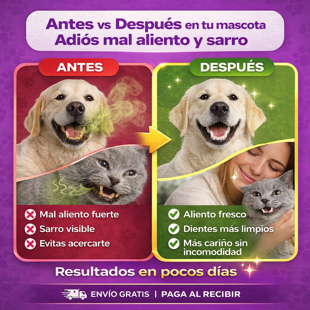 OralPet™ | Adiós mal aliento en tu mascota