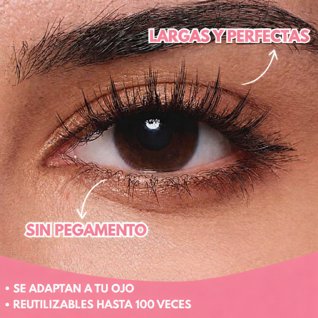 Pestañas HerBeauty® magneticas + Envio gratis 🚚✅